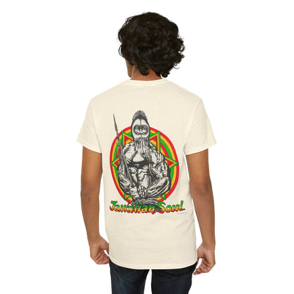 Jawaiian Strength Jawaiian Soul Vintage Design 90s New Print Unisex Heavy Cotton Tee