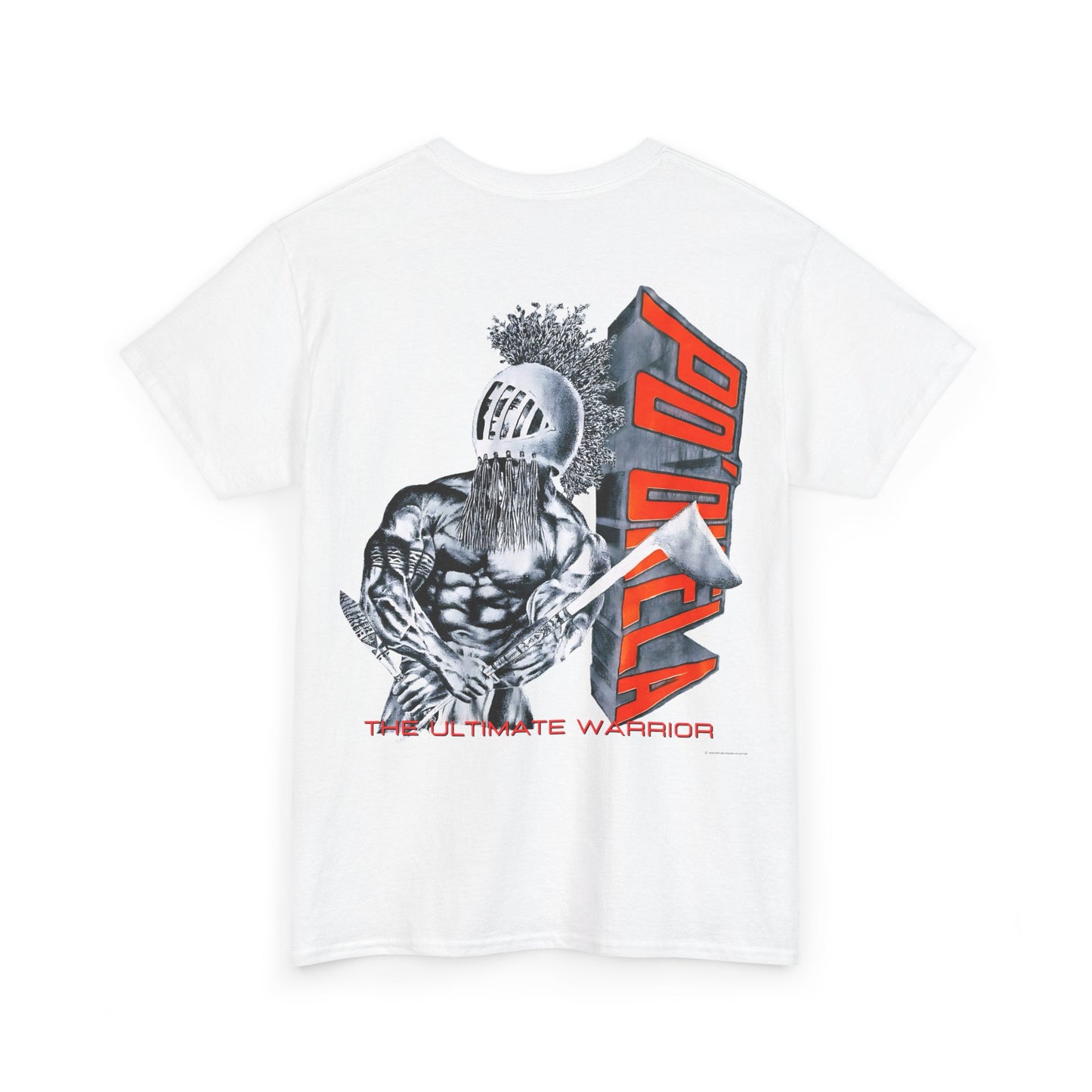 Hawaiian Strength Po'okela The Ultimate Warrior Vintage Design 90s New Print Unisex Heavy Cotton Tee