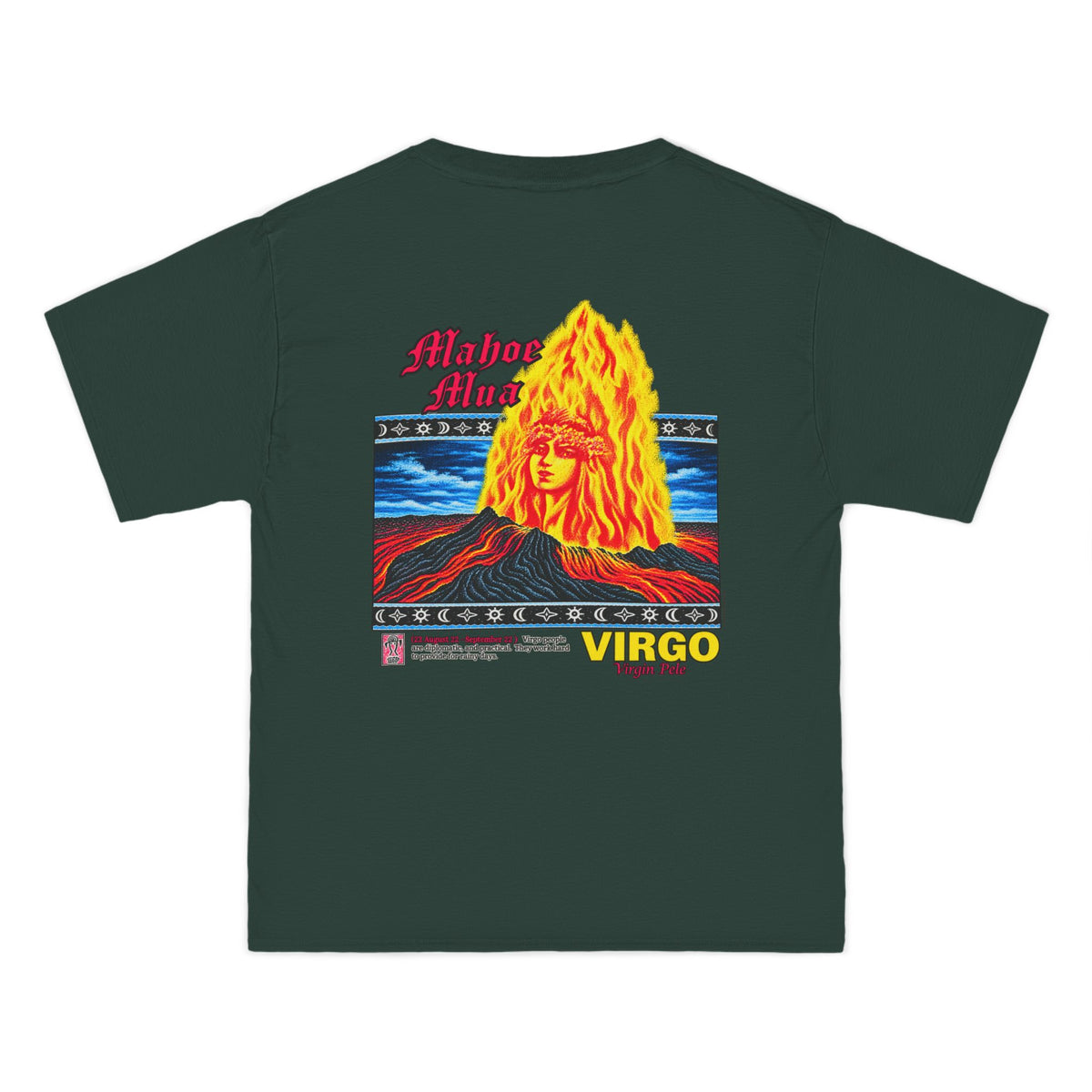 Hawaiian Strength Mahoe Mua Virgo Virgin Pele Beefy-T®  Short-Sleeve T-Shirt