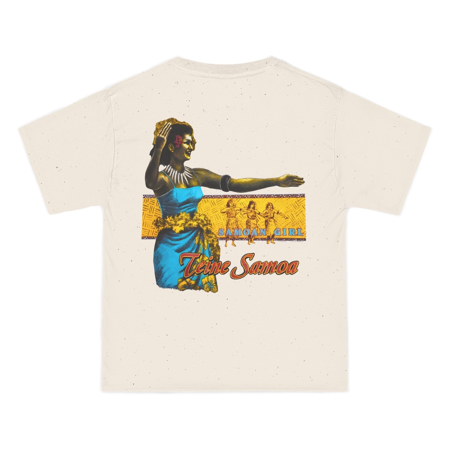 Samoan Strength Samoan Girl Teine Samoa Vintage Design 90s New Print Beefy-T®  Short-Sleeve T-Shirt