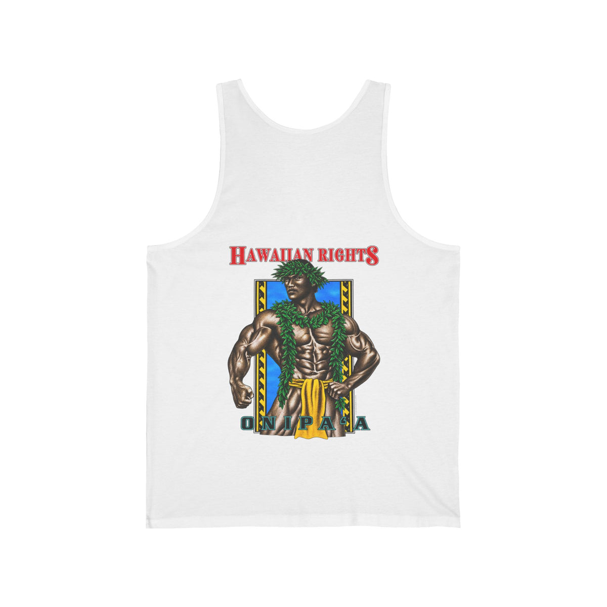 Hawaiian Strength Onipa’a Hawaiian Rights Unisex Jersey Tank