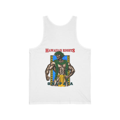 Hawaiian Strength Onipa’a Hawaiian Rights Unisex Jersey Tank