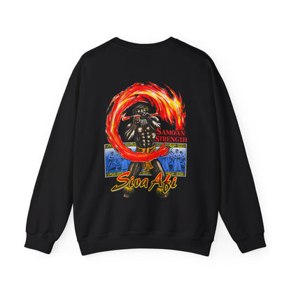 Samoan Strength Siva Afi Unisex Heavy Blend™ Crewneck Sweatshirt