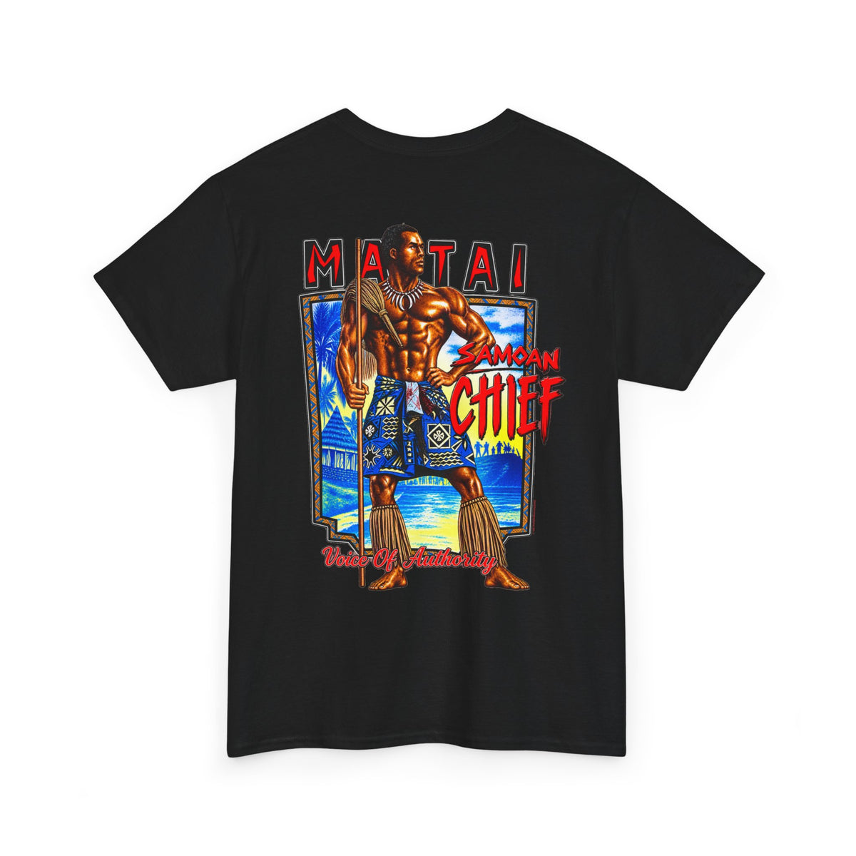 Samoan Strength Samoan Chief Matai Unisex Heavy Cotton Tee
