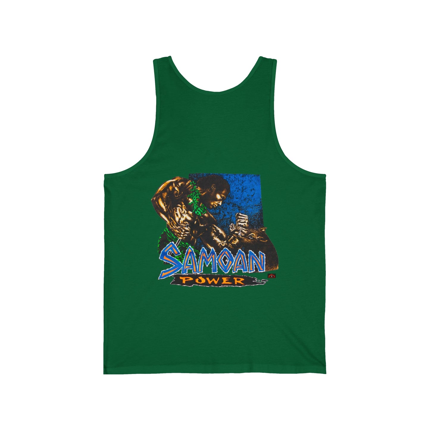 Samoan Strength Samoan Power Vintage Design 90s New Print Unisex Jersey Tank