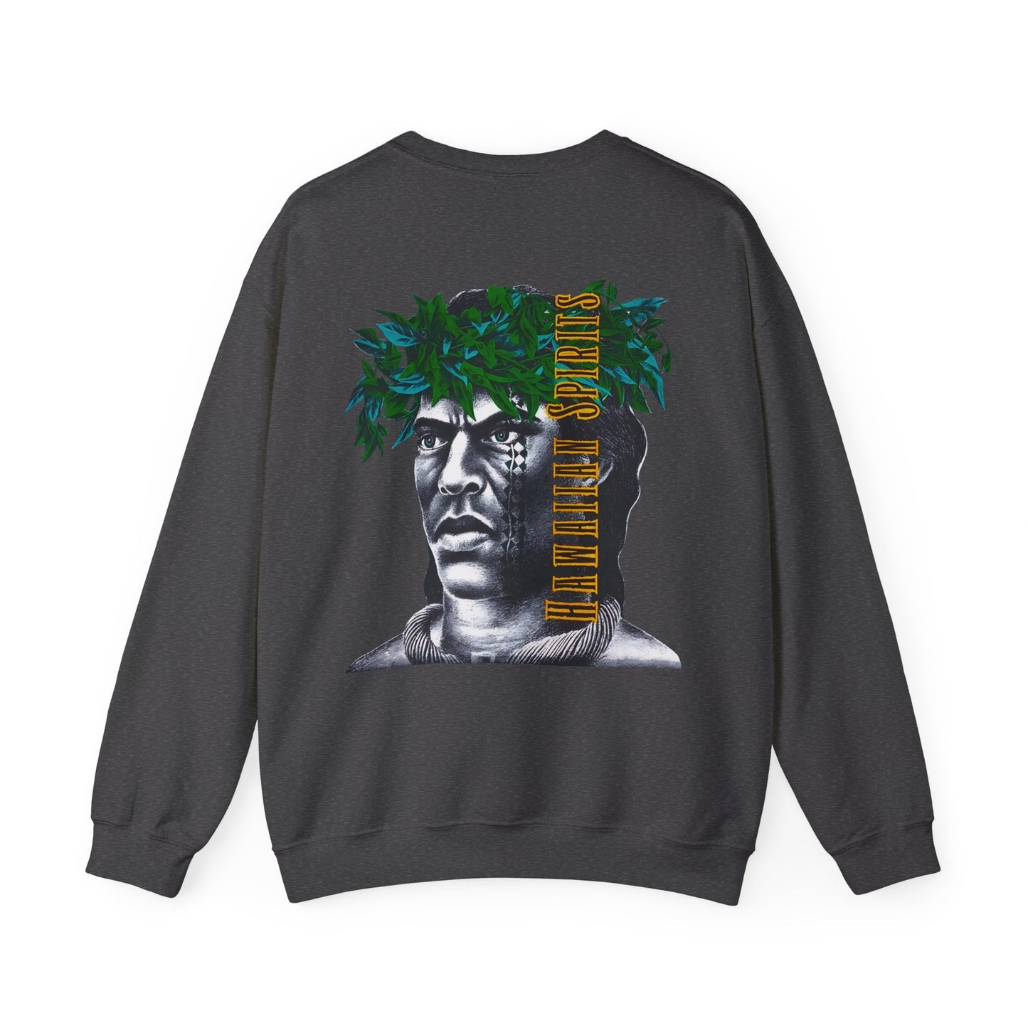 Hawaiian Strength Hawaiian Spirits Vintage Design 90s New Print Unisex Heavy Blend™ Crewneck Sweatshirt