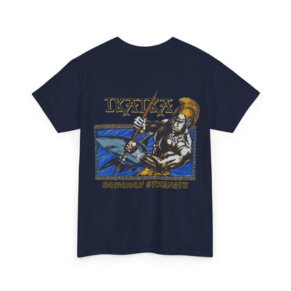 Hawaiian Strength Ikaika Hawaiian Strength Vintage Design 90s New Print Unisex Heavy Cotton Tee