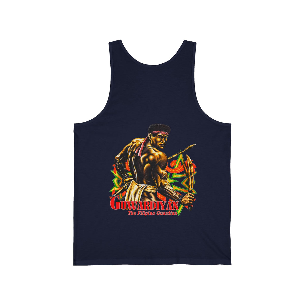 Filipino Strength The Filipino Guardian Guwardiyan Unisex Jersey Tank
