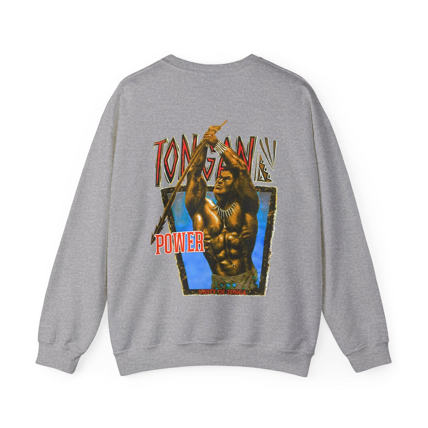 Local Strength Tongan Power Unity Of Tonga Vintage Design 90s New Print Unisex Heavy Blend™ Crewneck Sweatshirt