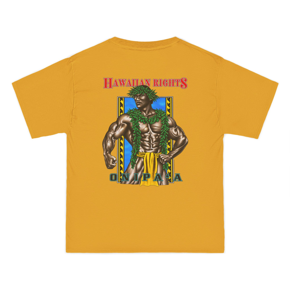 Hawaiian Strength Onipa’a Hawaiian Rights Beefy-T®  Short-Sleeve T-Shirt