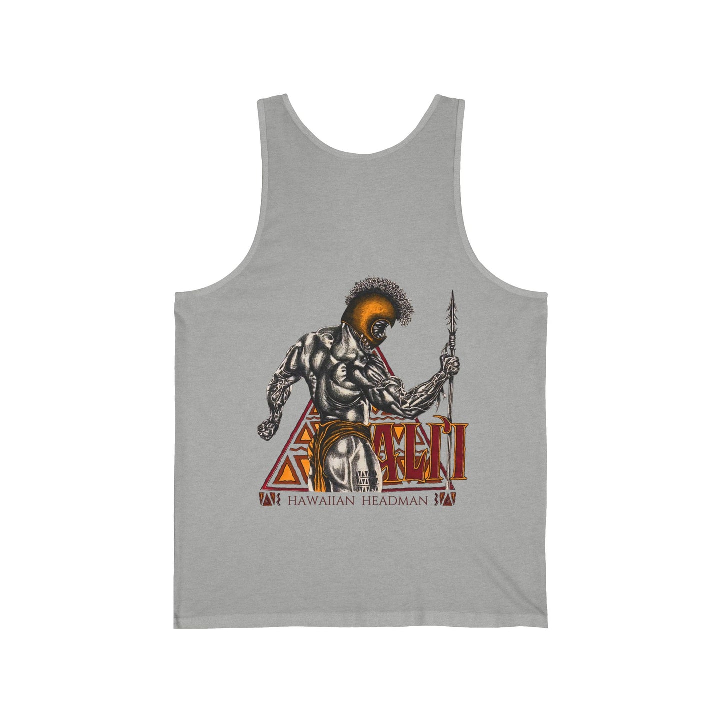 Hawaiian Strength Ali'i Hawaiian Headman Vintage Design 90s New Print Unisex Jersey Tank