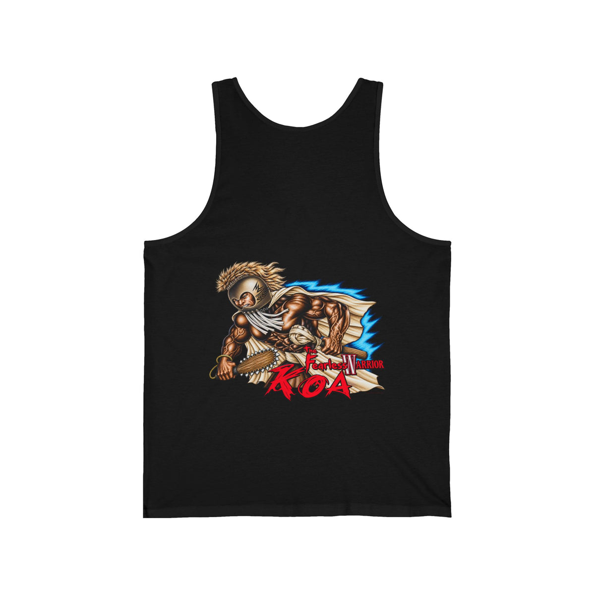 Hawaiian Strength The Fearless Warrior Koa Unisex Jersey Tank