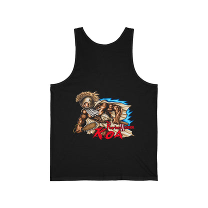 Hawaiian Strength The Fearless Warrior Koa Unisex Jersey Tank