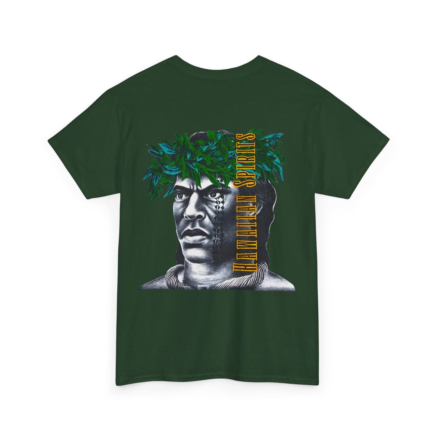 Hawaiian Strength Hawaiian Spirits Vintage Design 90s New Print Unisex Heavy Cotton Tee
