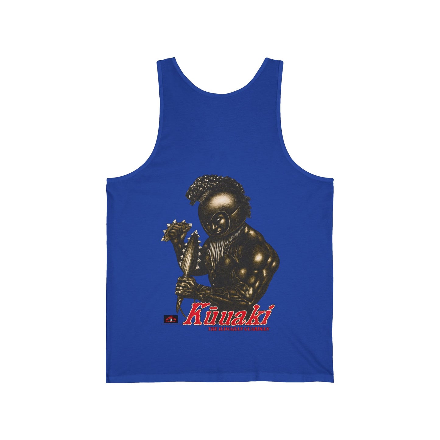 Hawaiian Strength Kῡuaki The Hawaiian Guardian Vintage Design 90s New Print Unisex Jersey Tank