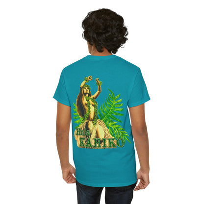 Hawaiian Strength Hula Kahiko Vintage Design 90s New Print Unisex Heavy Cotton Tee