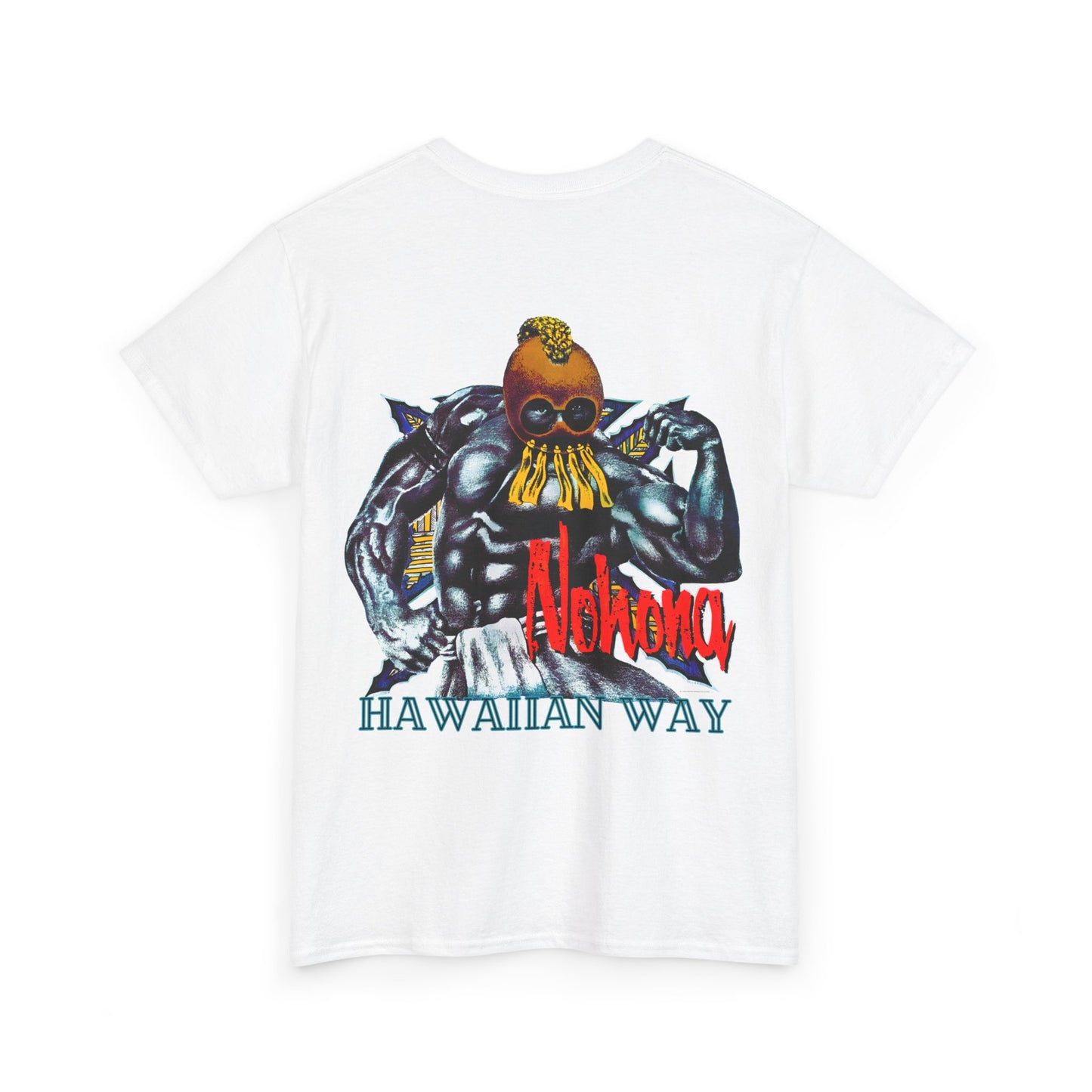 Hawaiian Strength Hawaiian Way Nohona Vintage Design 90s New Print T-shirt Unisex Heavy Cotton Tee