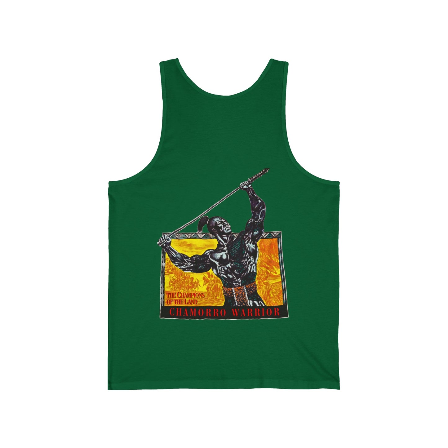 Chamorro Warrior Guam The Champions Of The Land Vintage Design 90s New Print Unisex Jersey Tank