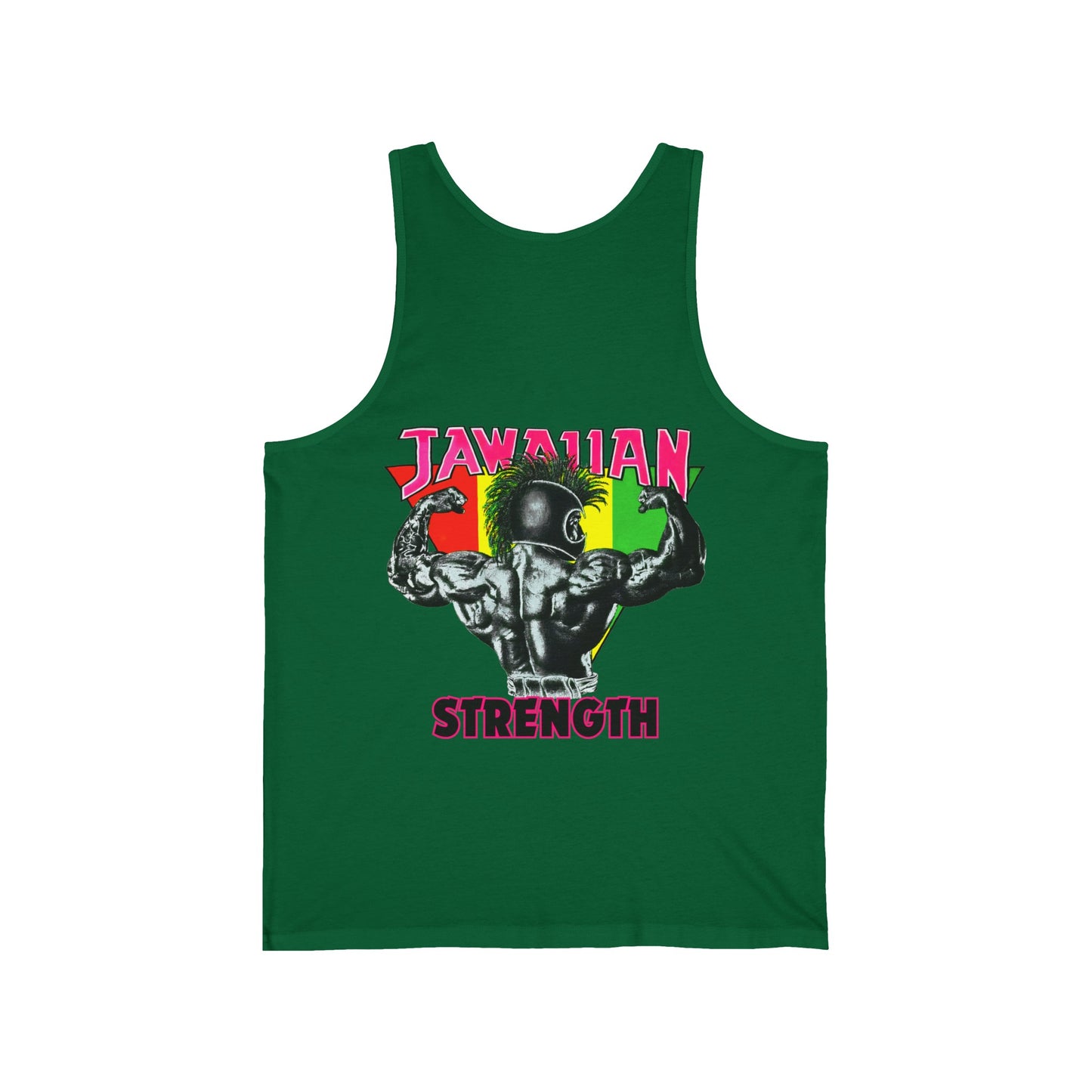 Jawaiian Strength Jawaiian Strenght Vintage Design 90s New Print Unisex Jersey Tank