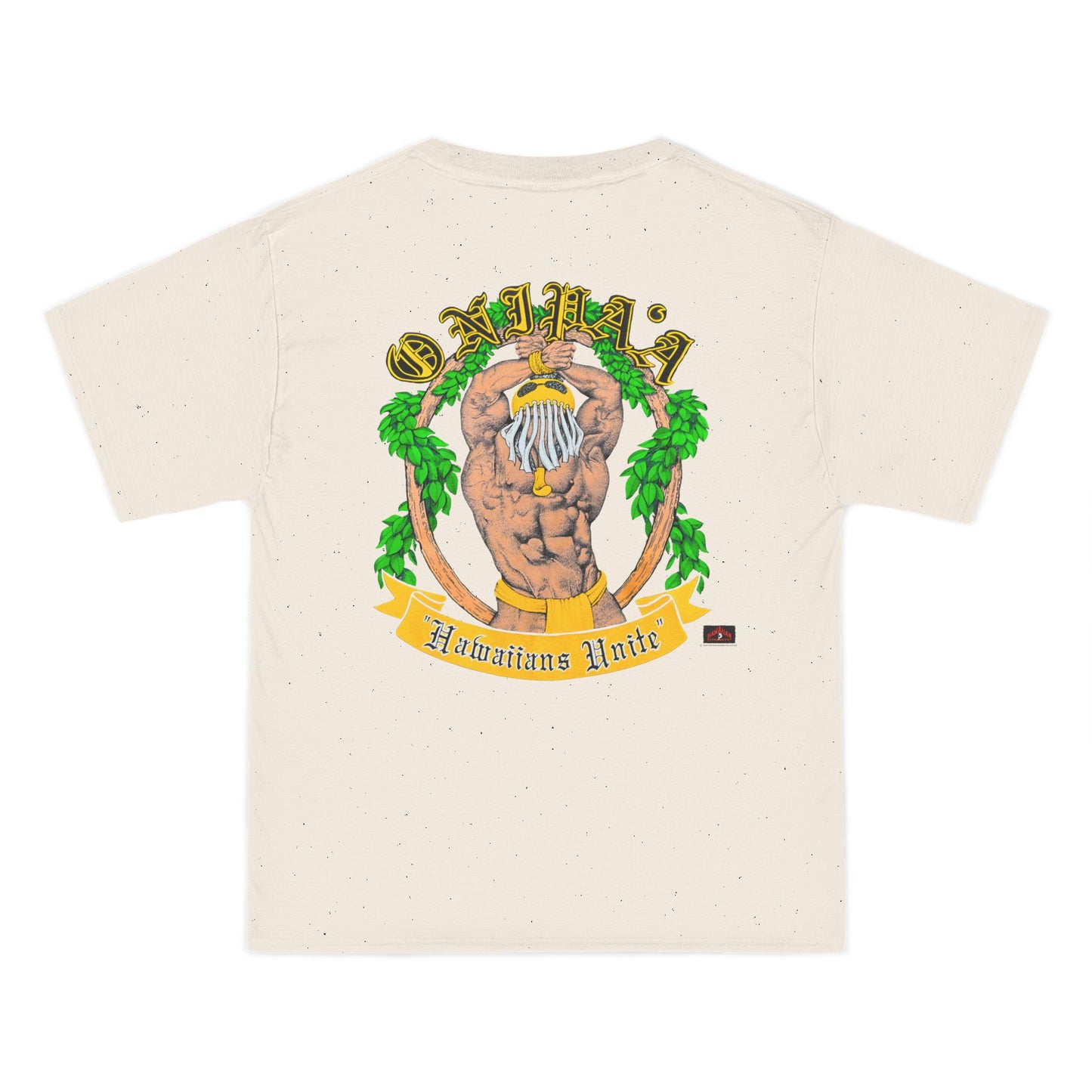 Hawaiian Strength Onipa'a Hawaiians Unite Vintage Design 90s New Print Beefy-T®  Short-Sleeve T-Shirt