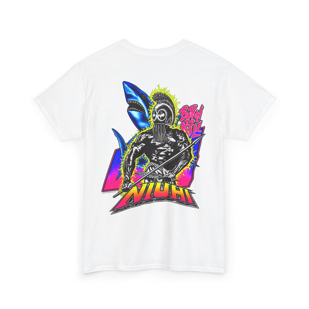 Hawaiian Strength Niuhi Born To Kill T-shirt Unisex Heavy Cotton Tee
