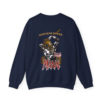 Hawaiian Strength Hawaiian Power Mana Total Sovereignty Vintage Design 90s New Print Unisex Heavy Blend™ Crewneck Sweatshirt