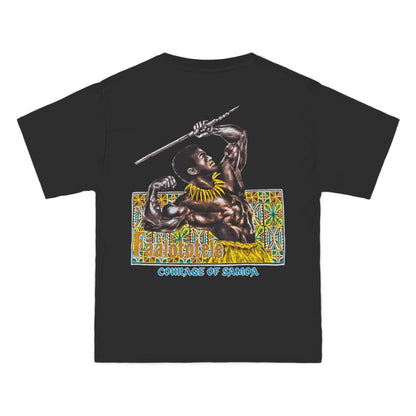 Samoan Strength Faalototele Courage of Samoa Vintage Design 90s New Print Beefy-T®  Short-Sleeve T-Shirt