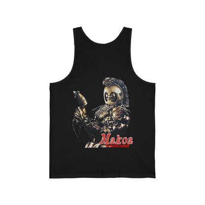 Hawaiian Strength Makoa The Fearless Warrior Vintage Design 90s New Print Unisex Jersey Tank