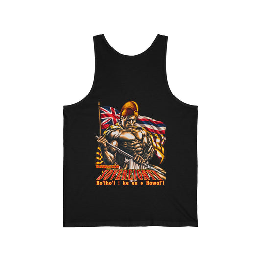 Hawaiian Strength Hawaiian Sovereignty Unisex Jersey Tank