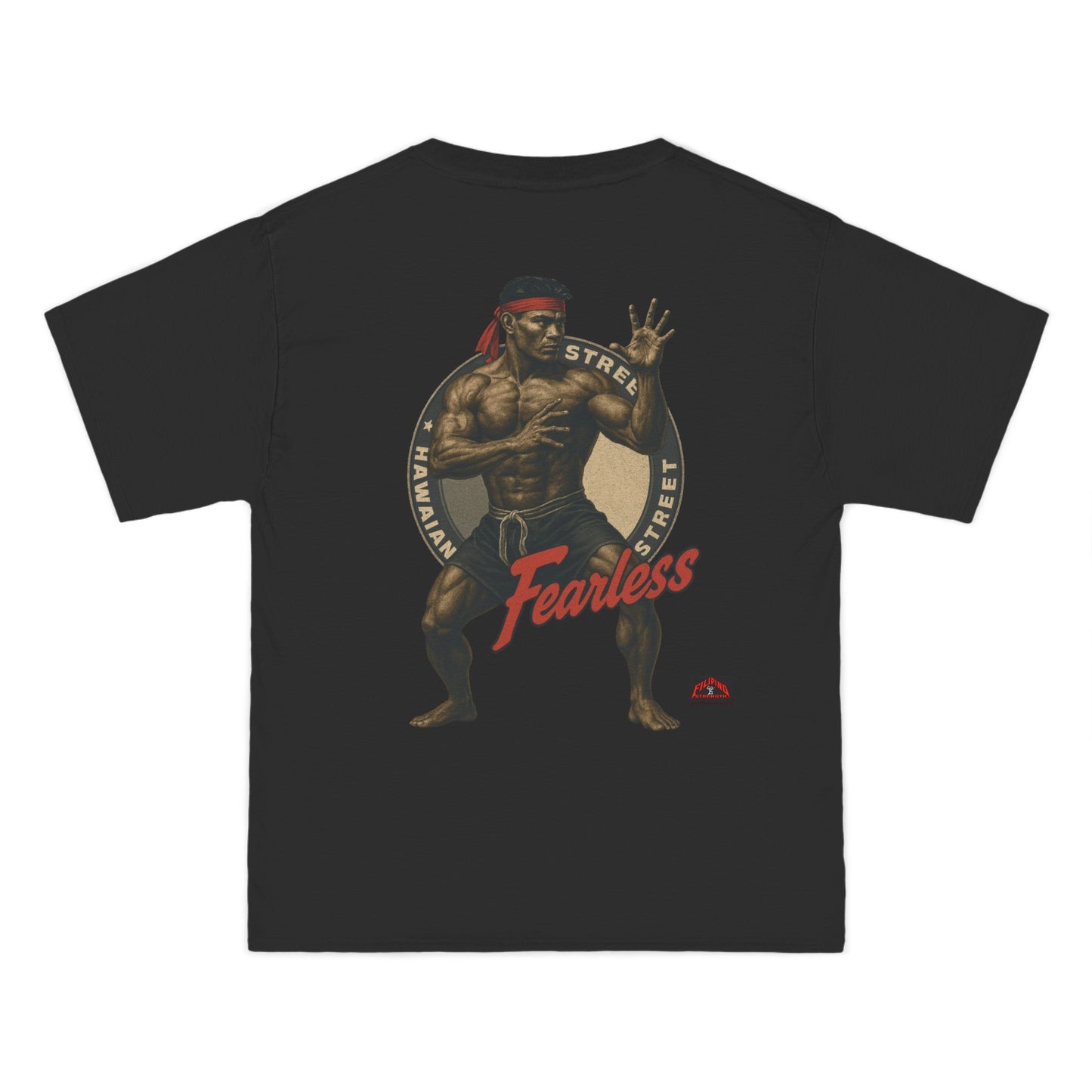 FIlipino Strength Fearless Hawaiian Street Vintage 90s Design New Print Beefy-T®  Short-Sleeve T-Shirt