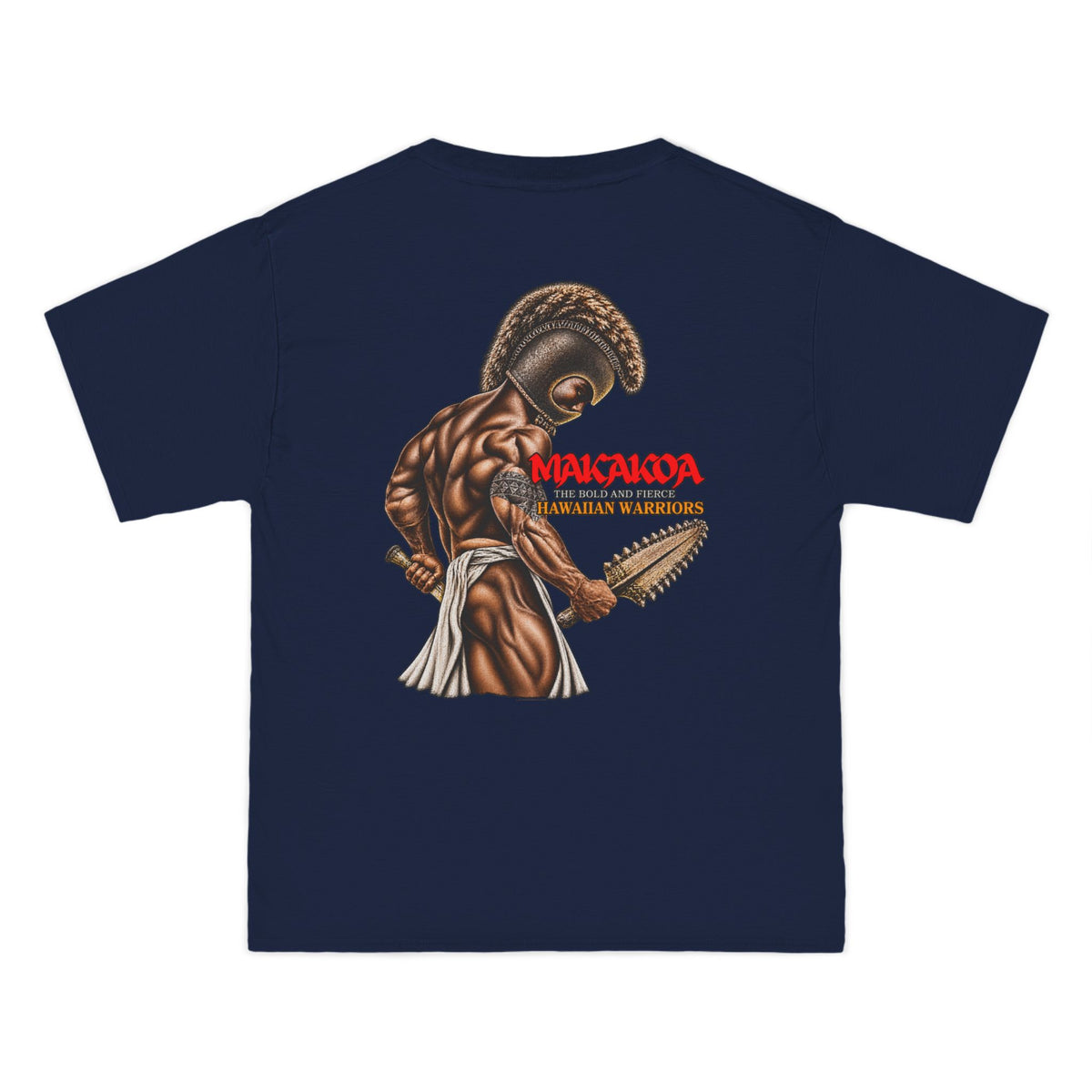 Hawaiian Strength Makakoa The Bold and Fierce Hawaiian Warriors Beefy-T®  Short-Sleeve T-Shirt