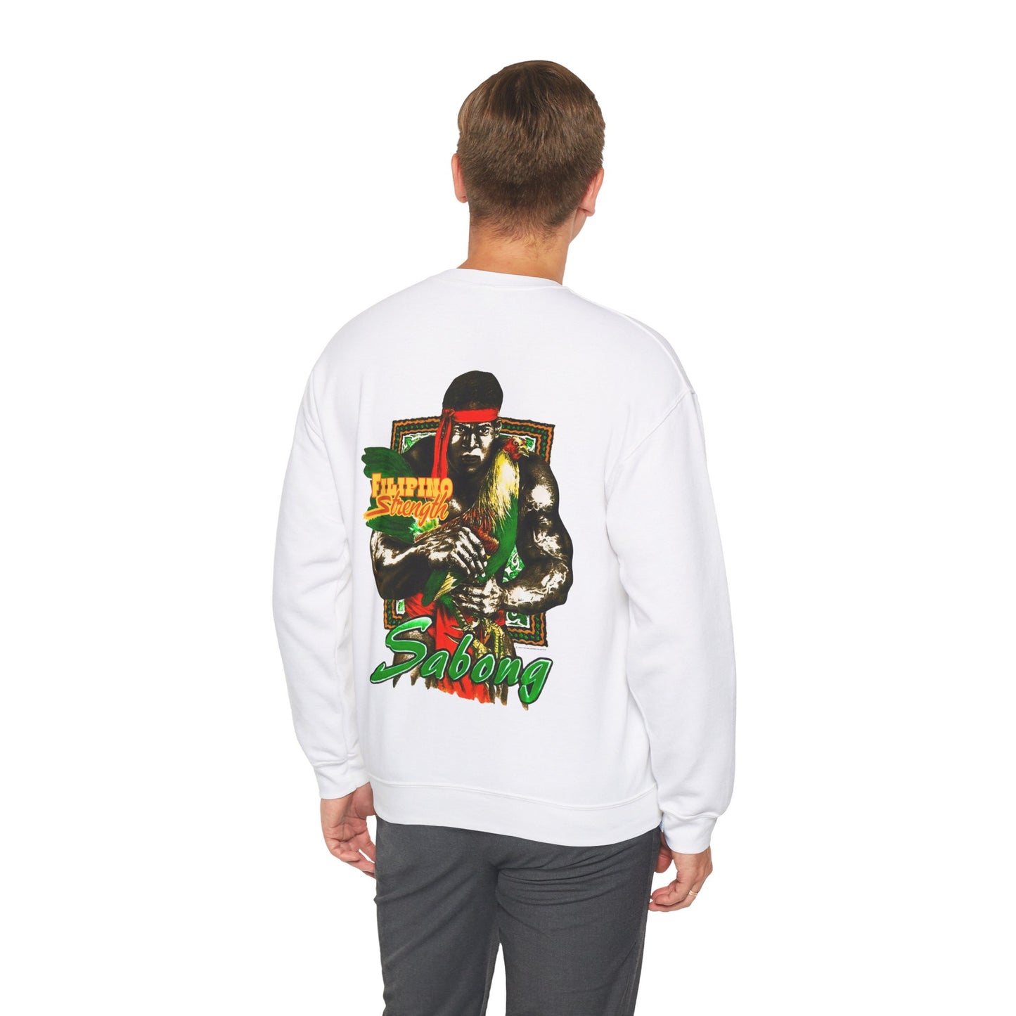 Filipino Strength Sabong Unisex Heavy Blend™ Crewneck Sweatshirt