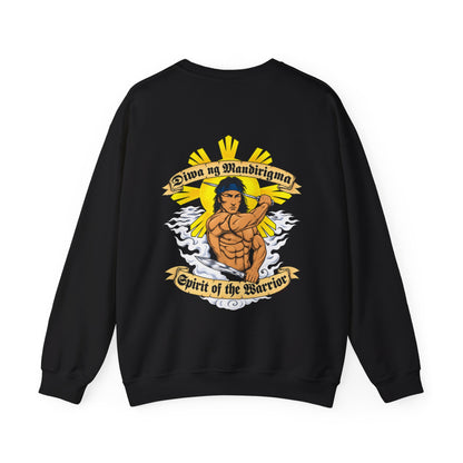 Filipino Strength Spirit of the Warrior Diwa ng Mandirigma Unisex Heavy Blend™ Crewneck Sweatshirt