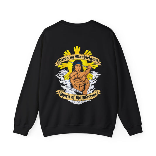 Filipino Strength Spirit of the Warrior Diwa ng Mandirigma Unisex Heavy Blend™ Crewneck Sweatshirt
