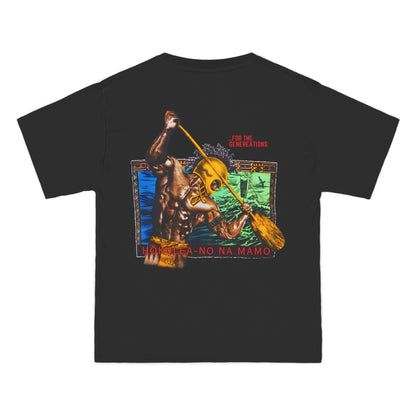 Hawaiian Strength For The Generations Hokulea-no Na Mamo Vintage Design 90s New Print Beefy-T®  Short-Sleeve T-Shirt