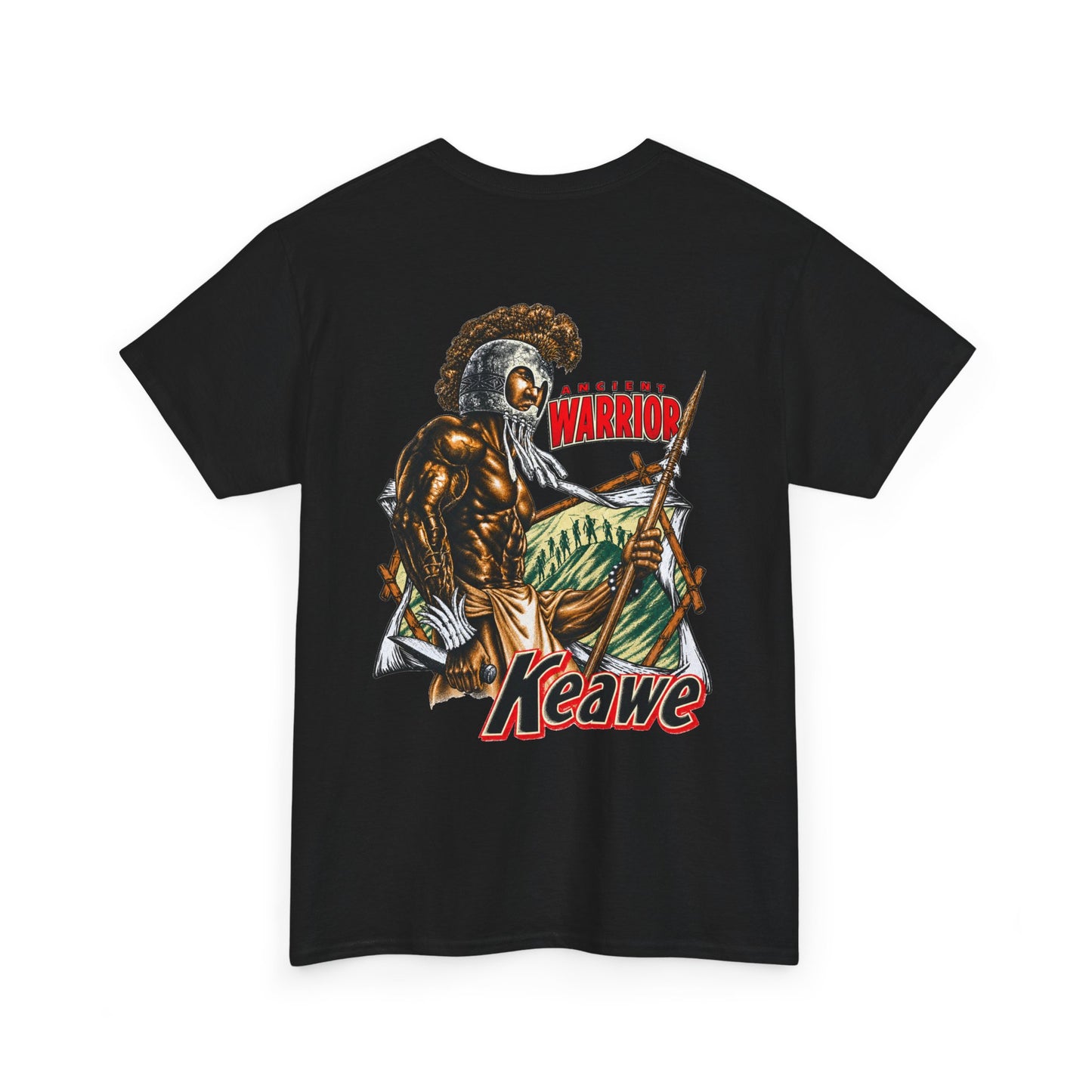 Hawaiian Strength Keawe Ancient Warrior Unisex Heavy Cotton Tee