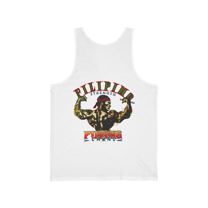 Filipino Strength Purong Lakas Vintage Design 90s New Print Unisex Jersey Tank