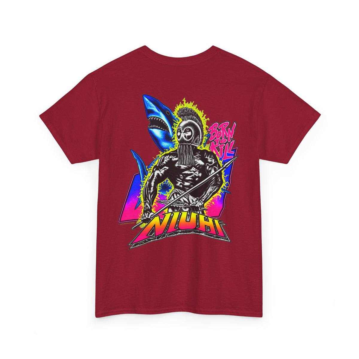 Hawaiian Strength Niuhi Born To Kill T-shirt Unisex Heavy Cotton Tee