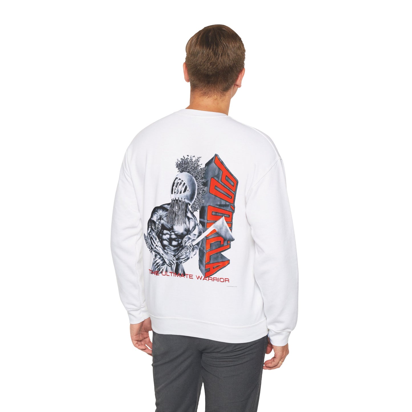 Hawaiian Strength Po'okela The Ultimate Warrior Vintage Design 90s New Print Unisex Heavy Blend™ Crewneck Sweatshirt