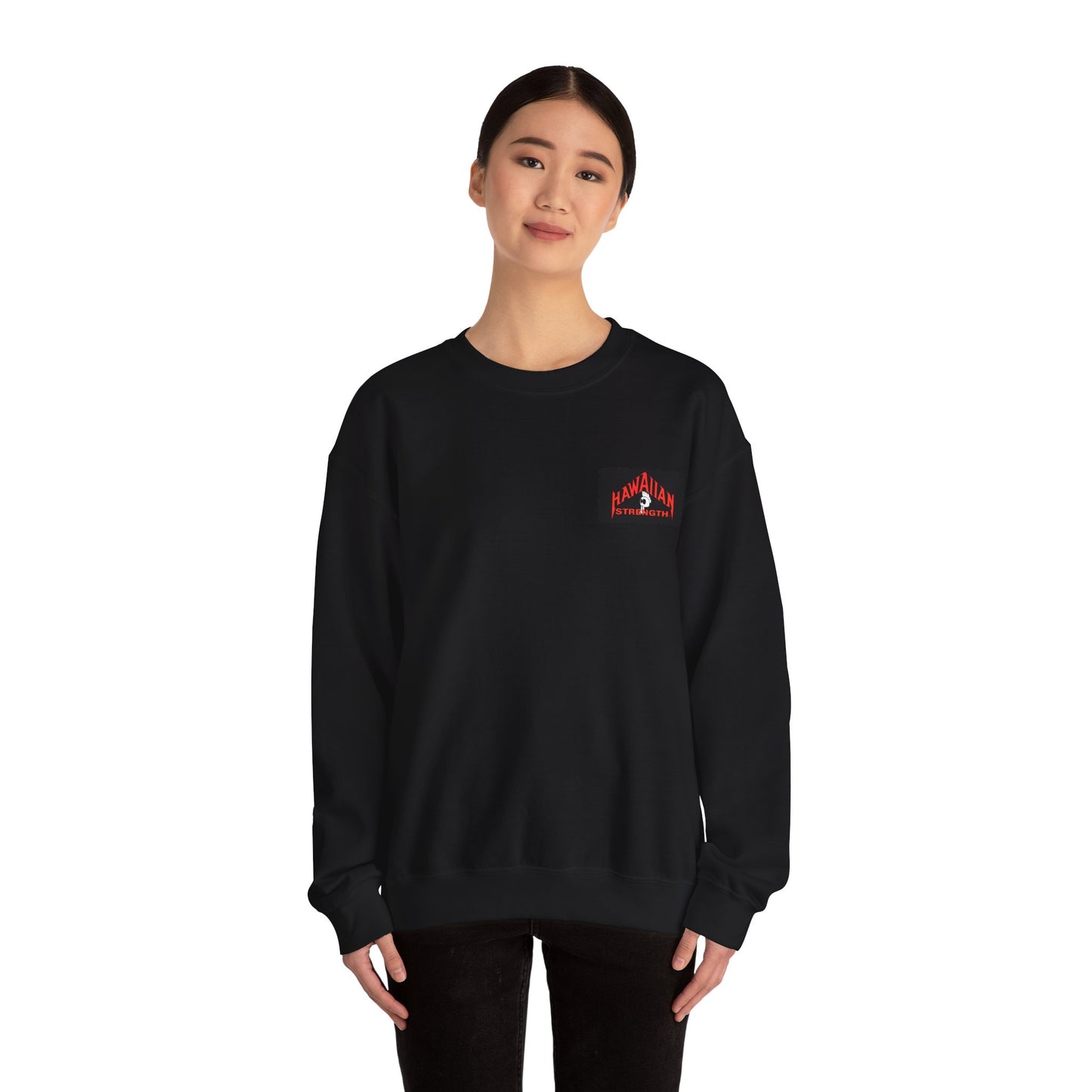 Hawaiian Strength Koa Akua Hawaii's Warrior Spirit Vintage Design 90s New Print Unisex Heavy Blend™ Crewneck Sweatshirt