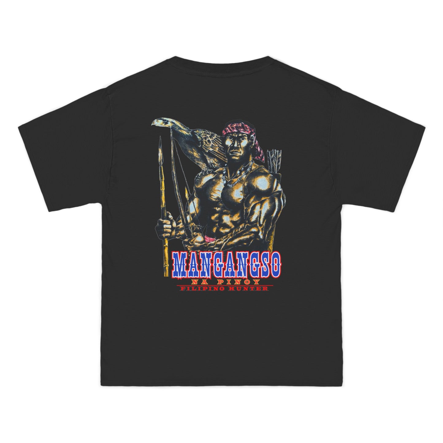 Filipino Strength Mangangso Na Pinoy Filipino Hunter Vintage Design 90s New Print Beefy-T®  Short-Sleeve T-Shirt