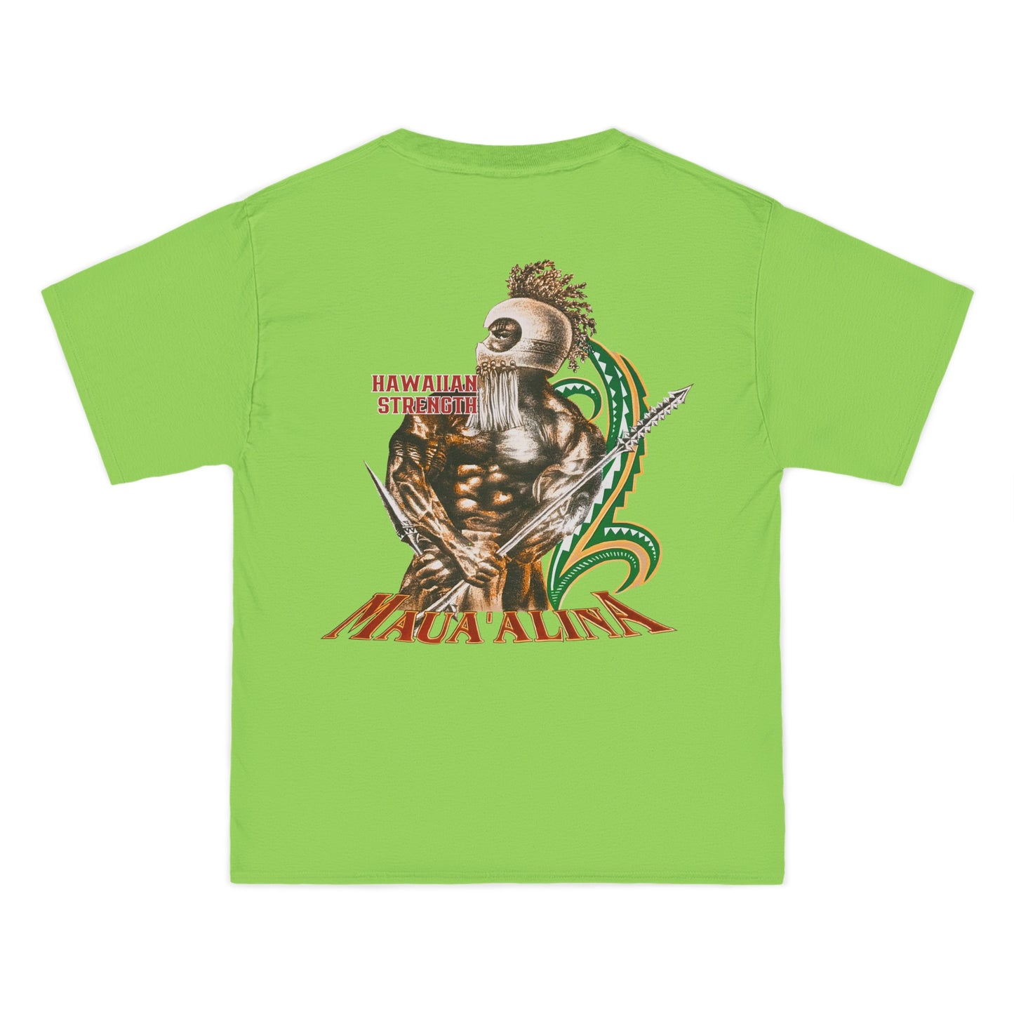 Hawaiian Strength Maua'alina Vintage Design 90s New Print Beefy-T®  Short-Sleeve T-Shirt