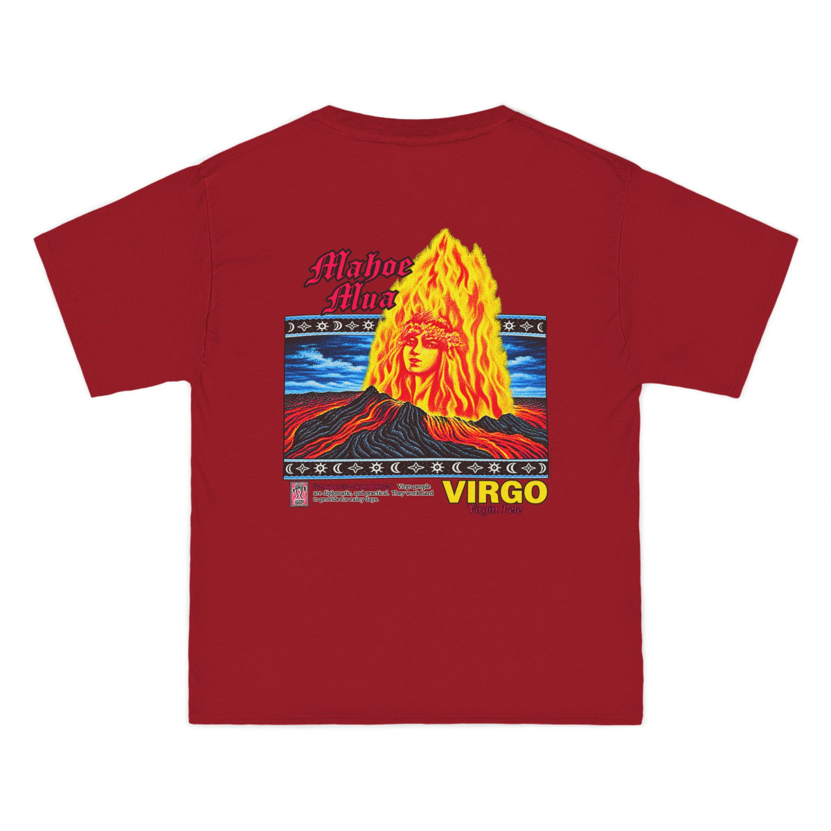 Hawaiian Strength Mahoe Mua Virgo Virgin Pele Beefy-T®  Short-Sleeve T-Shirt