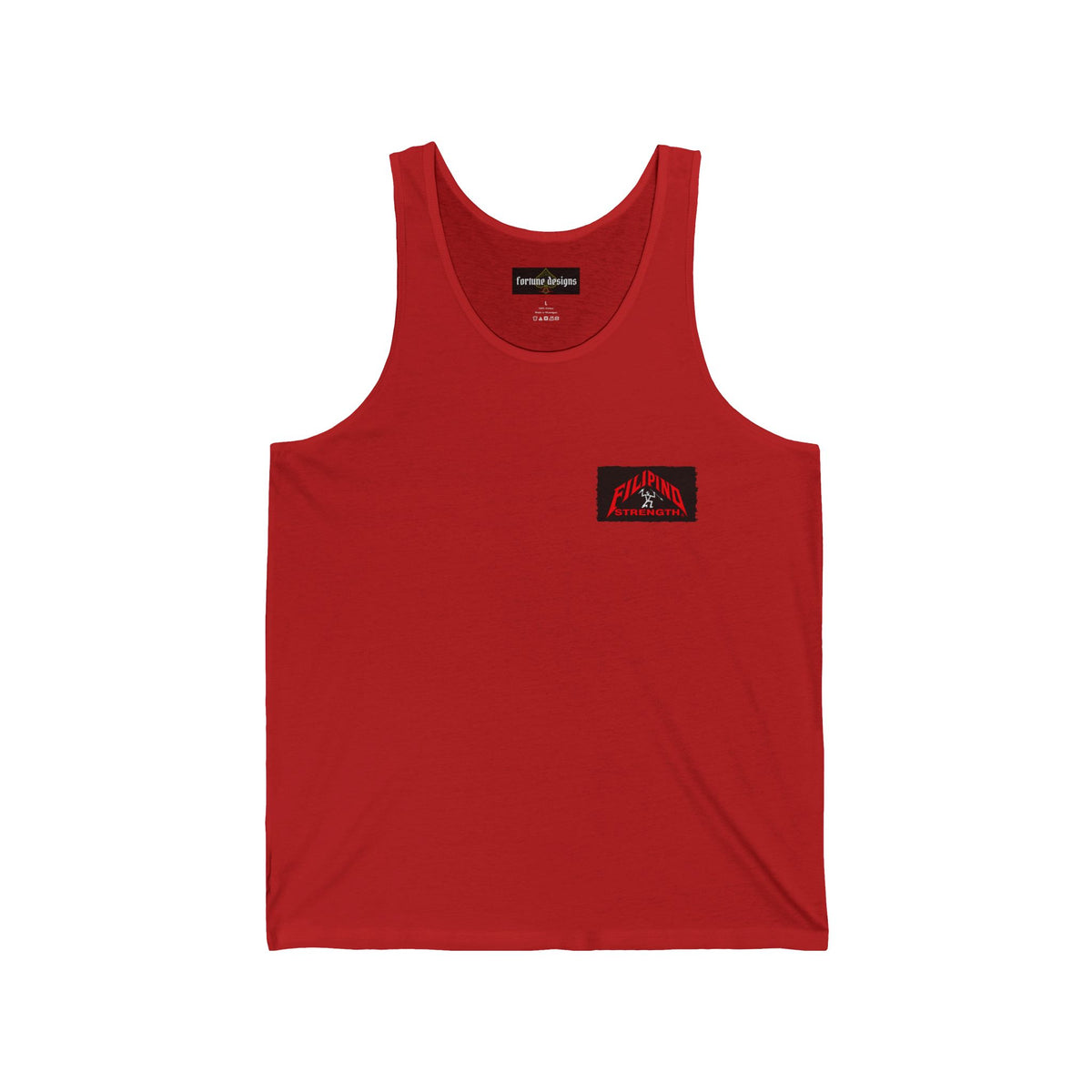 Filipino Strength Sasabungin Na Manok Unisex Jersey Tank