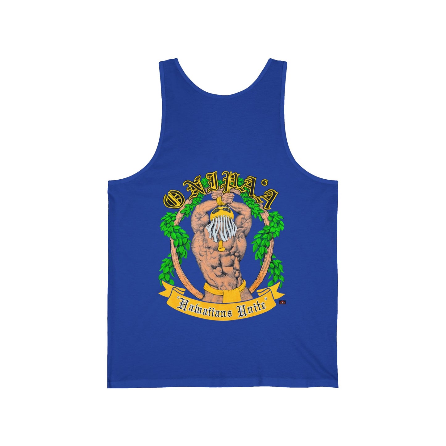 Hawaiian Strength Onipa'a Hawaiians Unite Vintage Design 90s New Print Unisex Jersey Tank