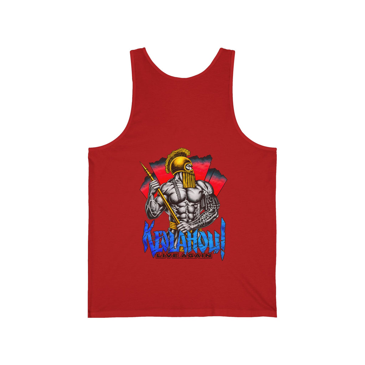 Hawaiian Strength Keolahou Live Again Unisex Jersey Tank