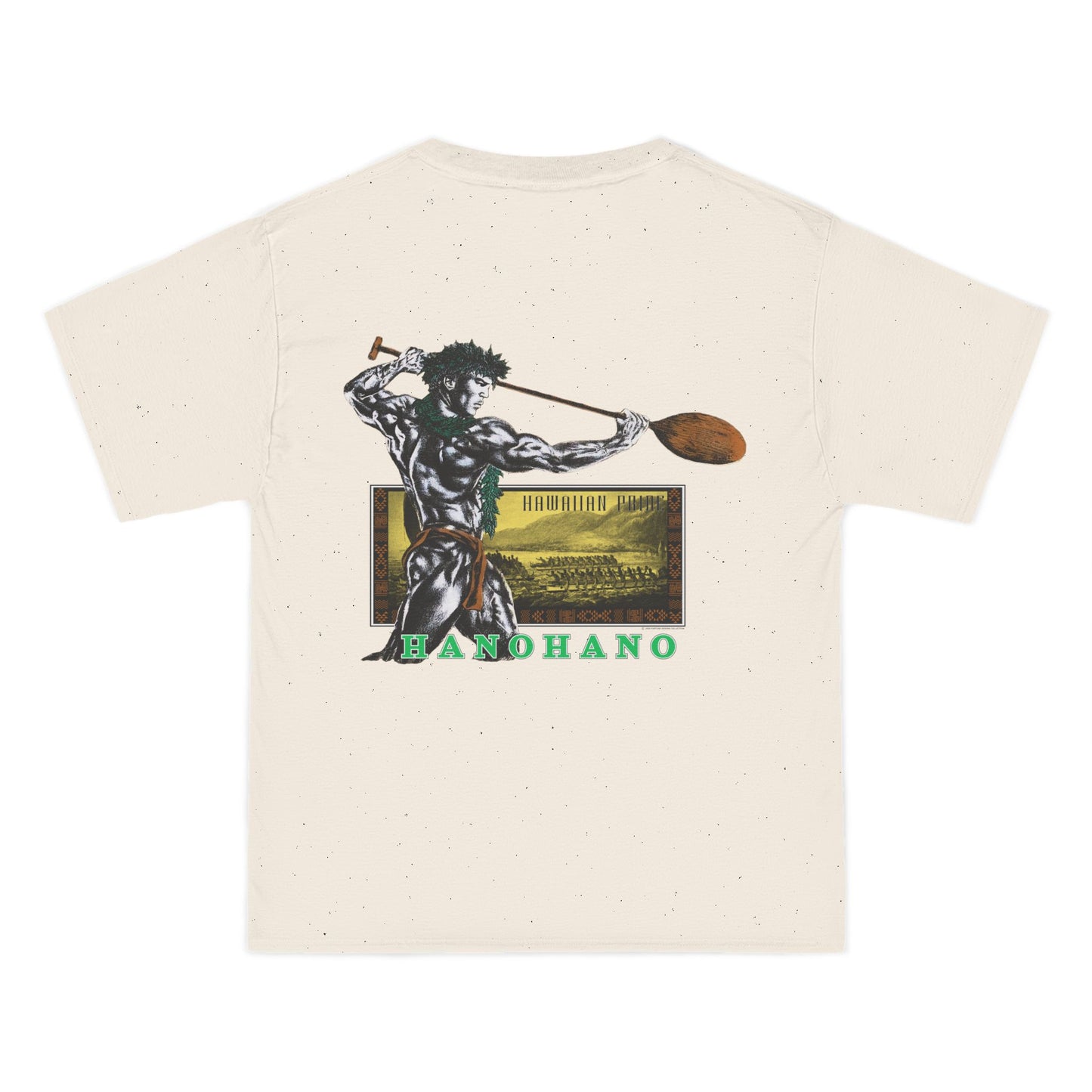 Hawaiian Strength Hanohano Hawaiian Pride Vintage 90s Design New Print Beefy-T®  Short-Sleeve T-Shirt