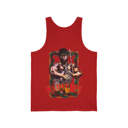 Hawaiian Strength Native Son Keiki Hanau o Ka'aina Vintage Design 90s New Print Unisex Jersey Tank