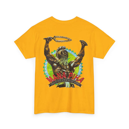 Hawaiian Strength Mana Piha Vintage Design 90s New Print Unisex Heavy Cotton Tee