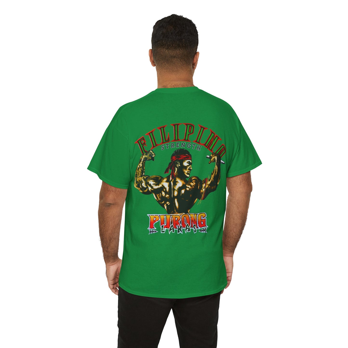 Filipino Strength Purong Lakas Vintage Design 90s New Print T-shirt Unisex Heavy Cotton Tee